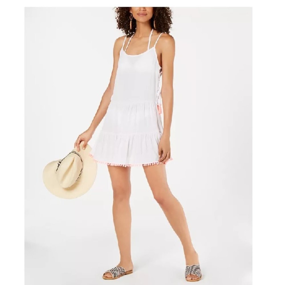 Miken Tassel-Trim Cover-Up Dress